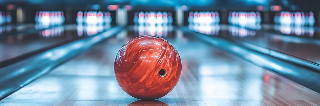Bild von einer Bowlingbahn